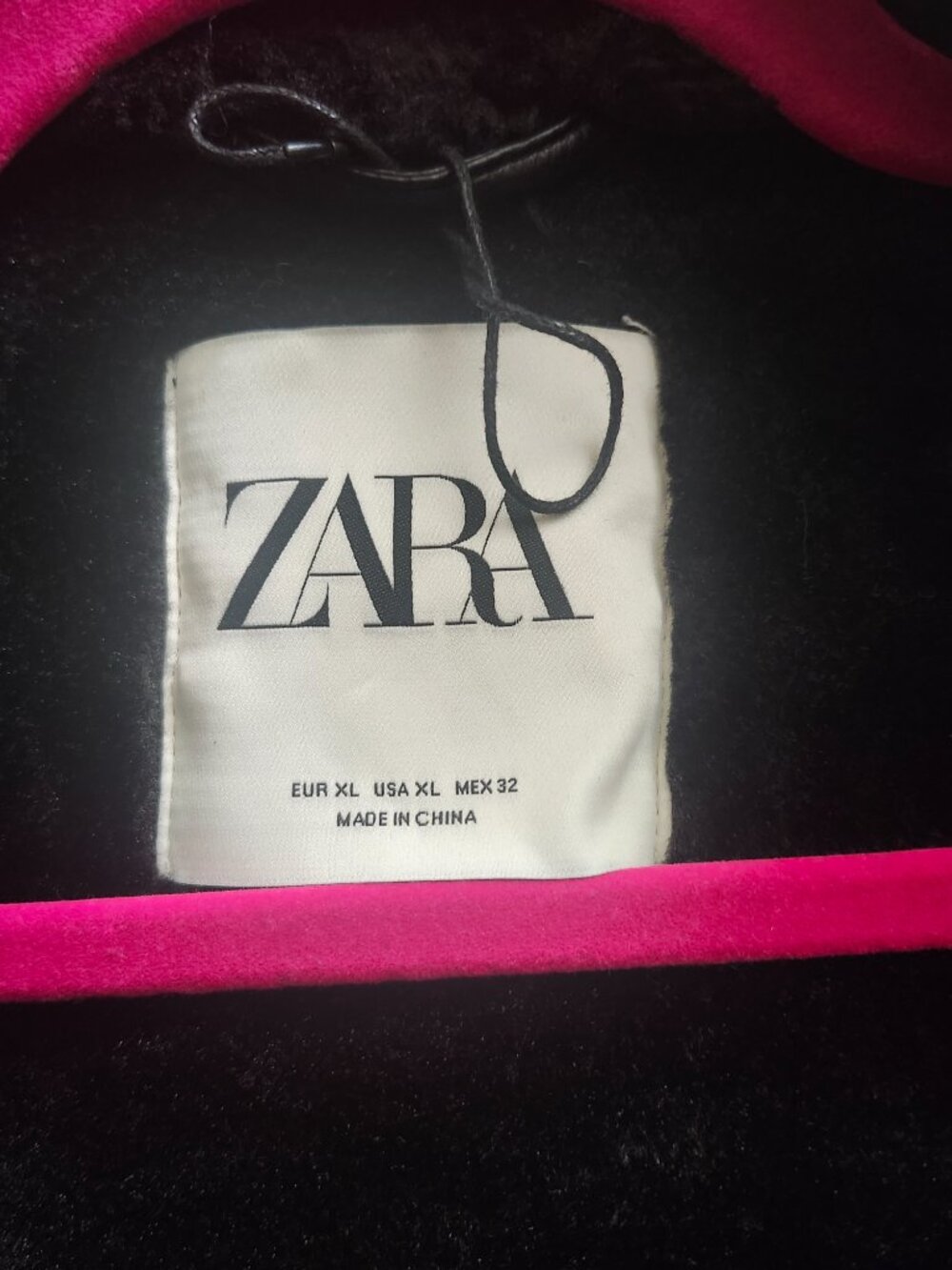 Zara double-faced faux leather biker jacket - Picture 4 of 5